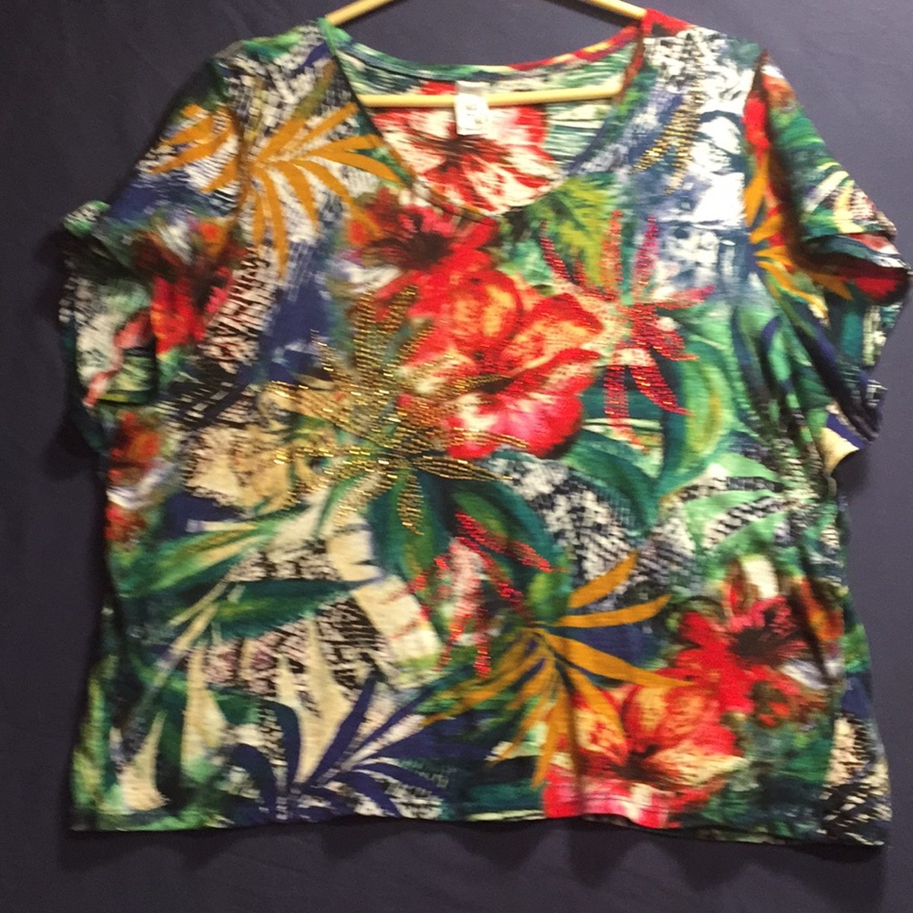 Women's lovely floral top.